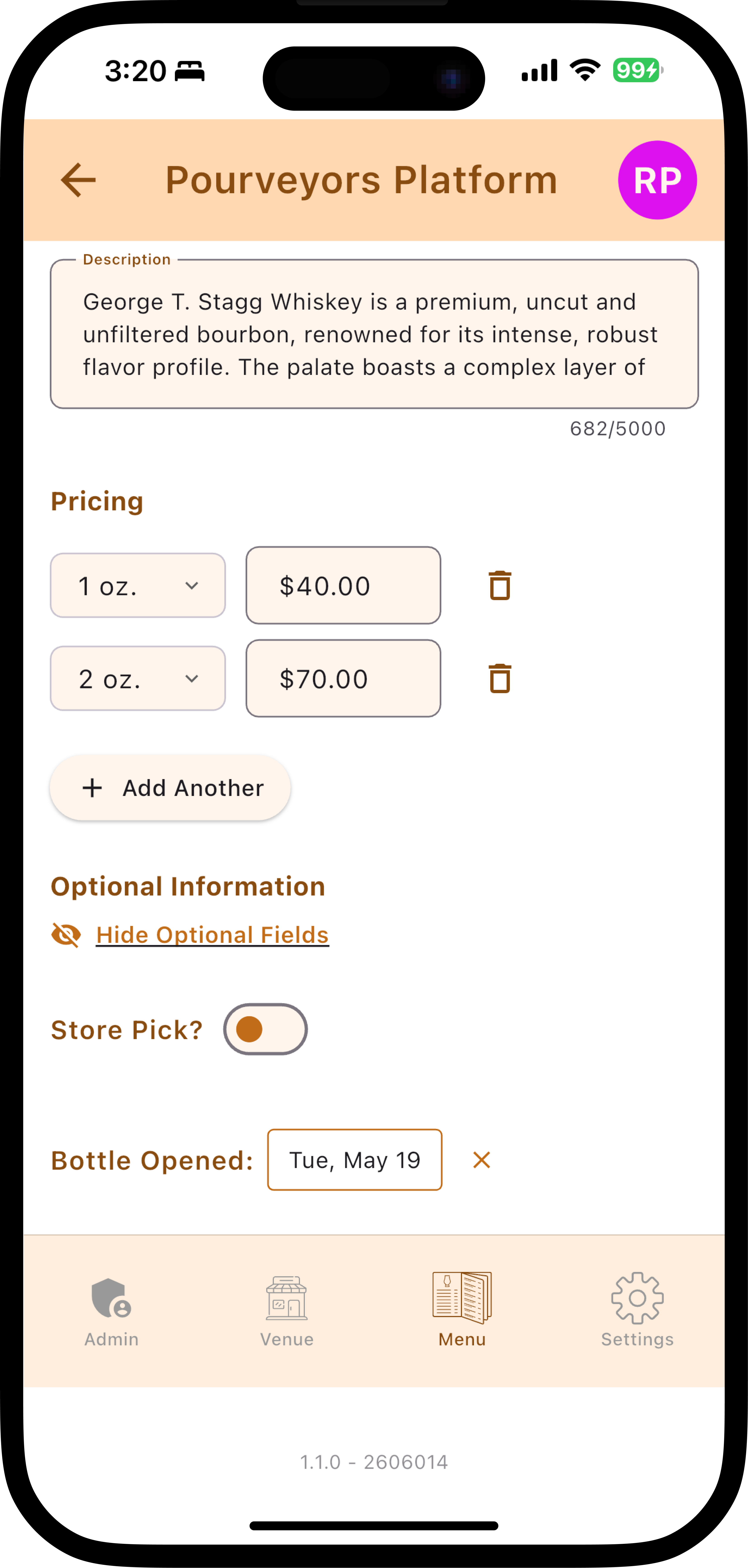 Pricing