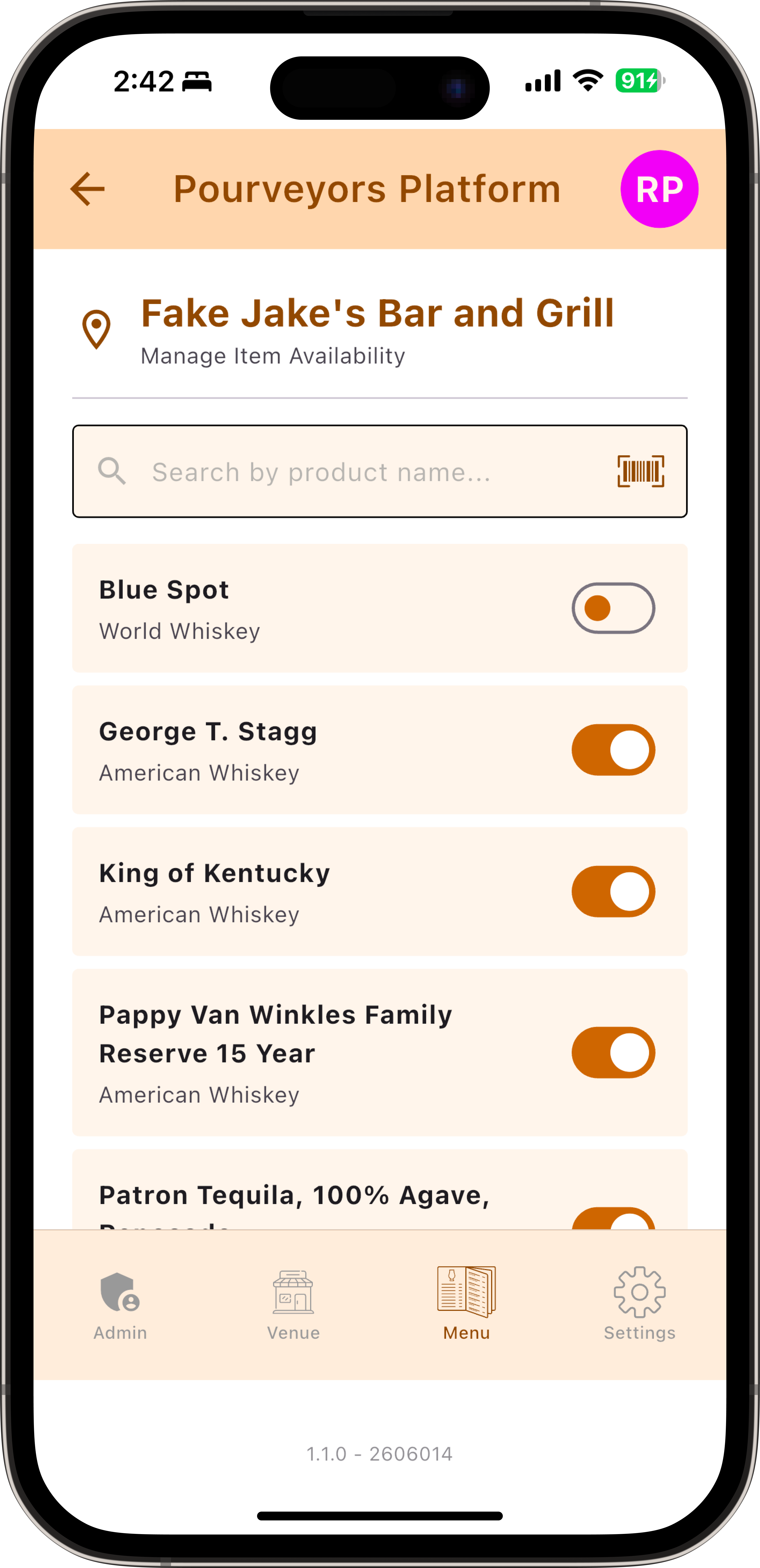 Item availability